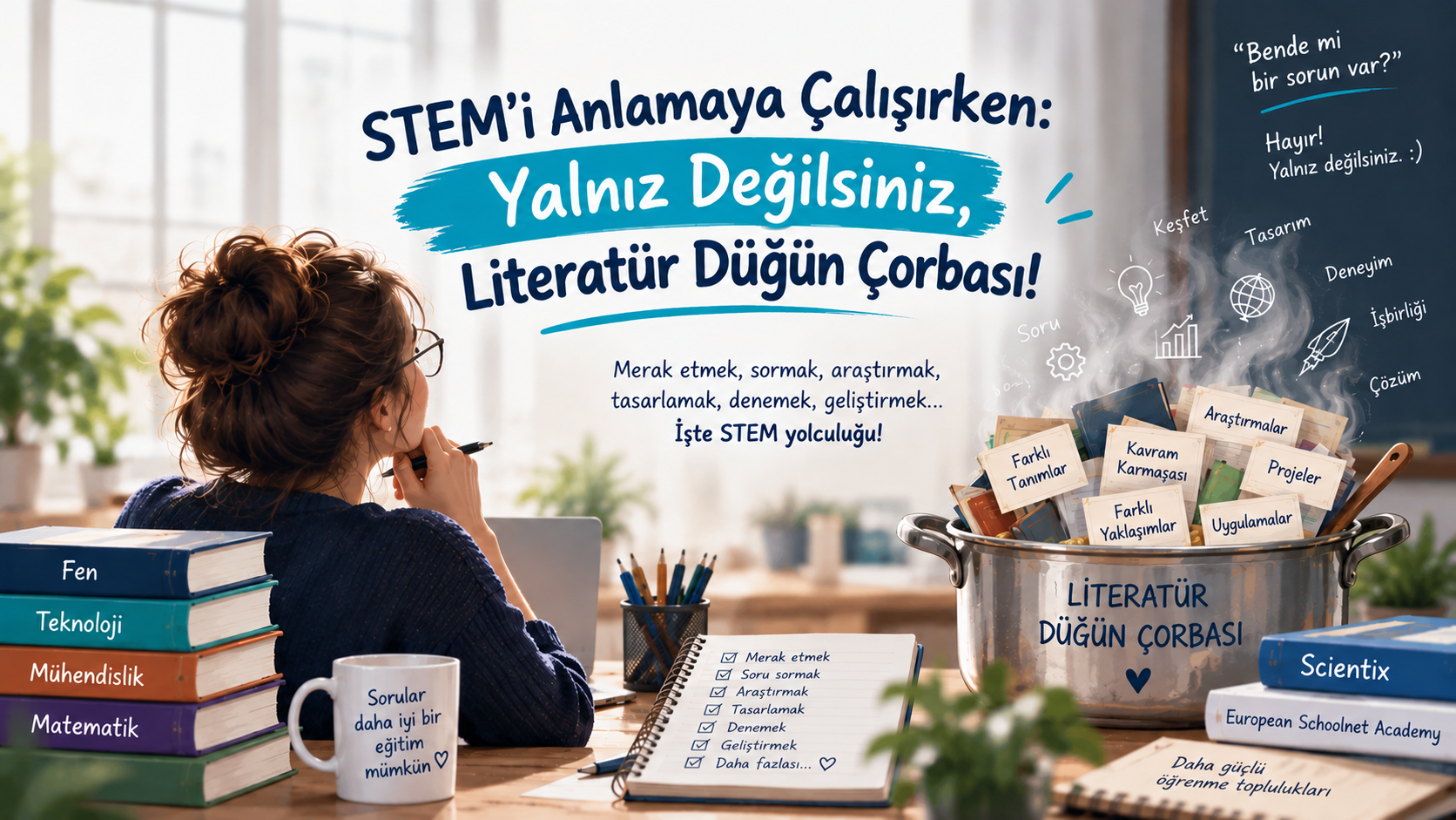 STEM'i Anlamaya Çalışırken: Yalnız Değilsiniz, Literatür Düğün Çorbası!